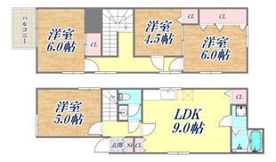 神田南通戸建の物件間取画像